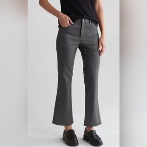 NWT Kut from the Kloth High Rise Kelsey Fab Ab Ankle Flare In coated gray size 8